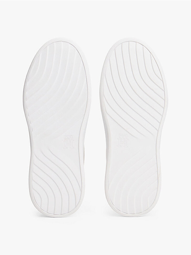 Kadın TH Fashion Court Mix Sneaker Beyaz  FW0FW08632YBS