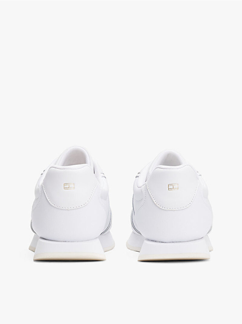 Kadın Leather Runner Sneaker Beyaz  FW0FW08696YBS