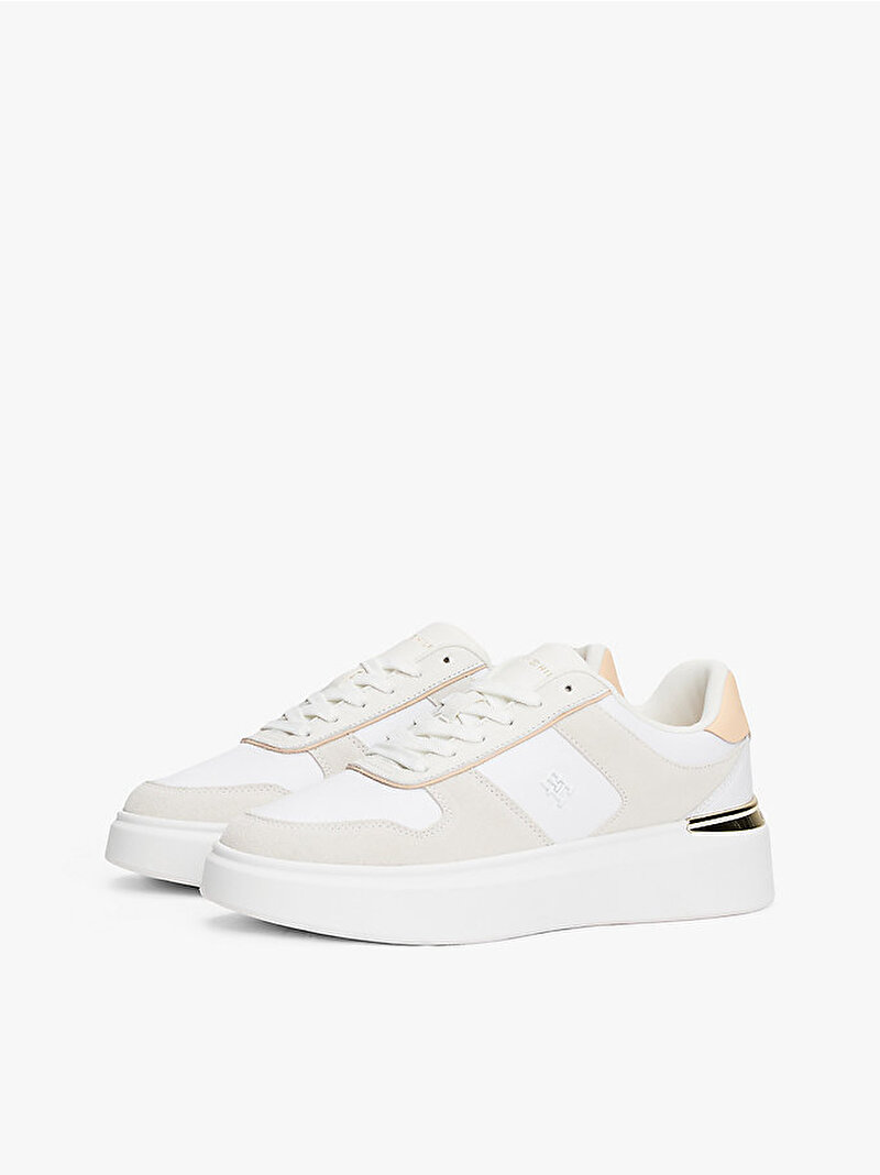 Kadın TH Fashion Court Mix Sneaker Çok renkli FW0FW086320JG