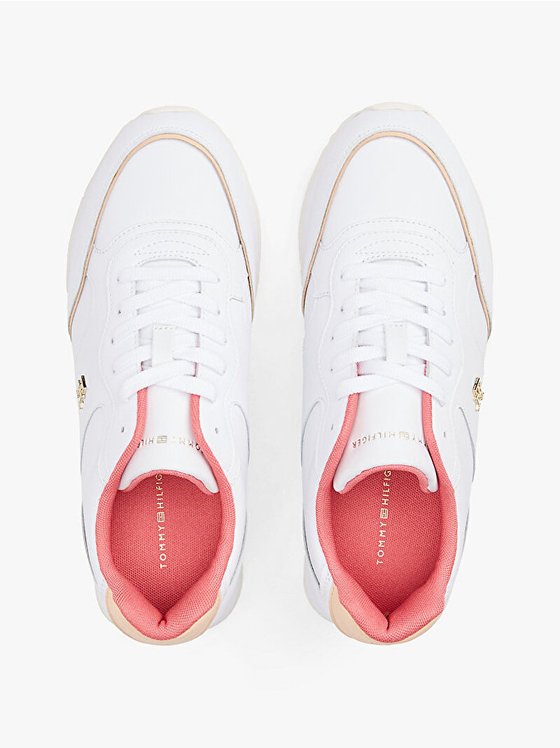 Kadın Leather Runner Sneaker Çok renkli FW0FW0869601S
