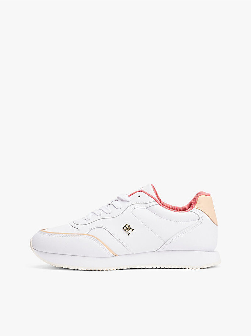 Kadın Leather Runner Sneaker Çok renkli FW0FW0869601S