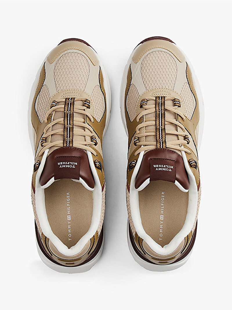 Erkek Runner Tech Sneaker Bej  FM0FM05567GW2