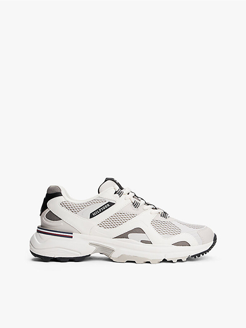Erkek Runner Tech Sneaker Gri FM0FM05567PQ8