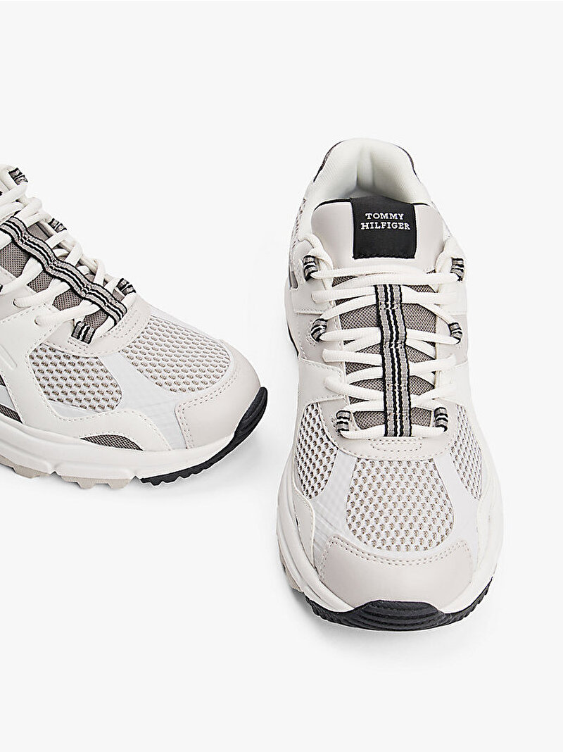 Erkek Runner Tech Sneaker Gri FM0FM05567PQ8