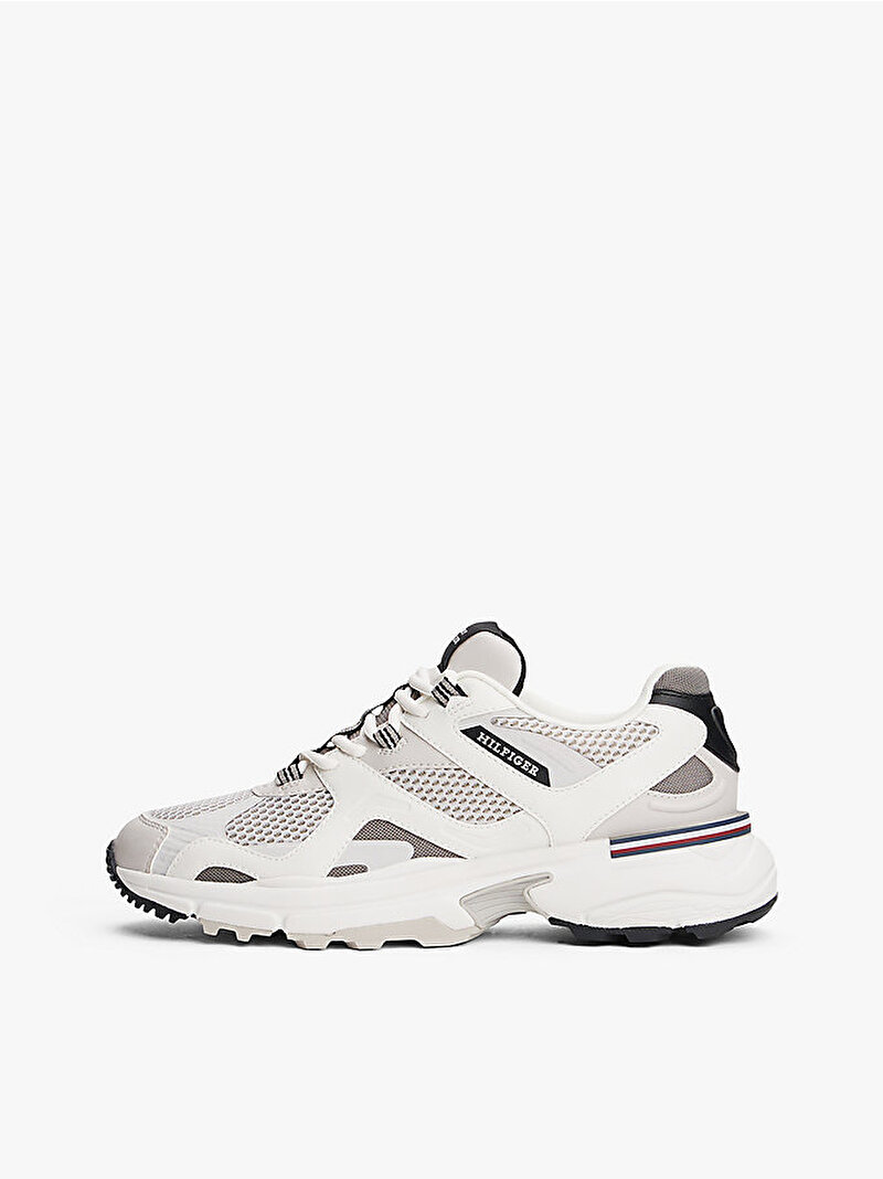 Erkek Runner Tech Sneaker Gri FM0FM05567PQ8