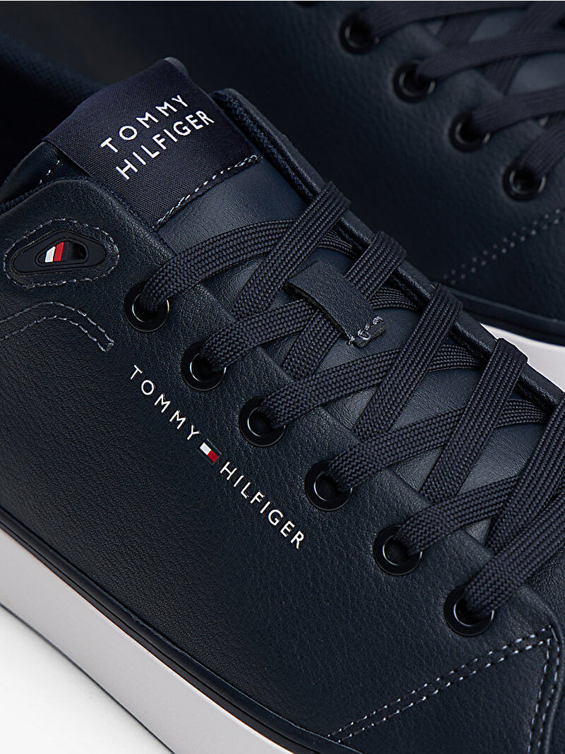 Erkek TH Vulcanic Core Low Sneaker Lacivert FM0FM05511DW5