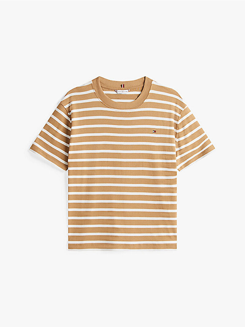 Kadın Modern Cody Relax C-nk T-shirt Bej  WW0WW478890BN