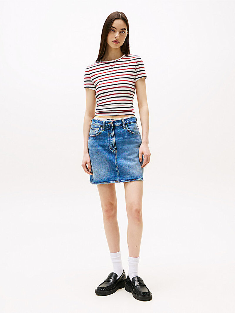 Kadın TJW Slim Essential T-shirt Çok renkli DW0DW173830FG