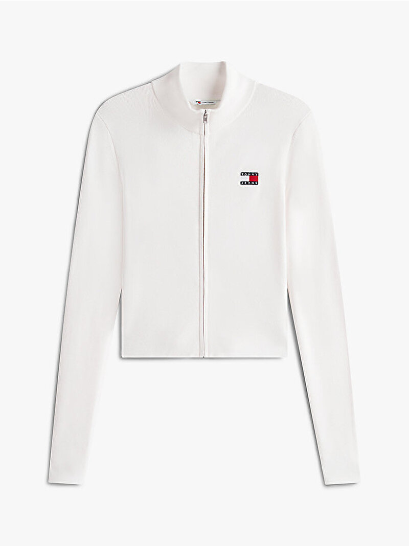 Kadın TJW Zip High Neck Kazak Ekru DW0DW20967YBL