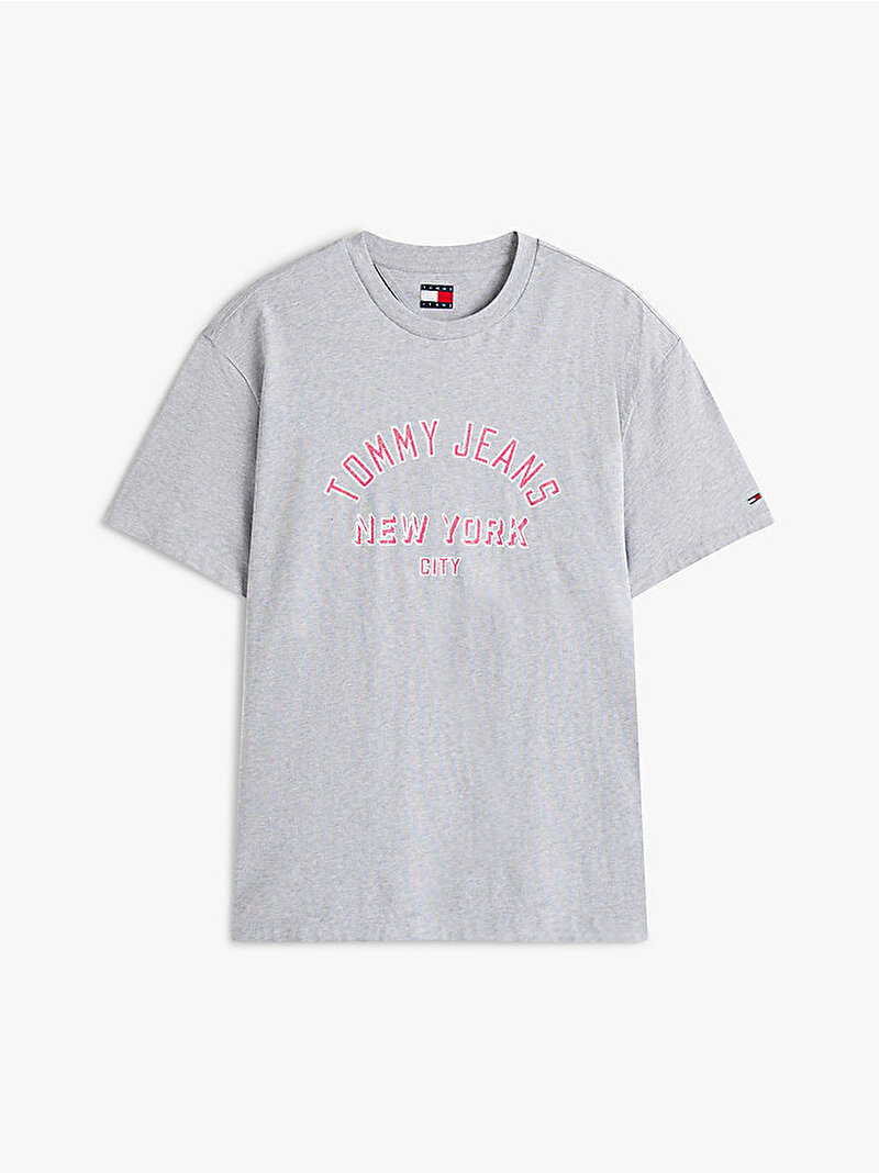 Erkek TJM Relax Overdyed T-shirt Gri DM0DM21575Q13