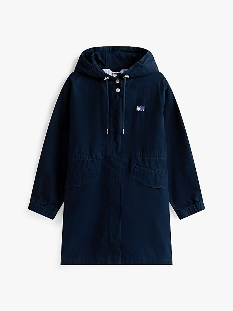 Kadın TJW Badge Waisted Parka Lacivert DW0DW20991C1G