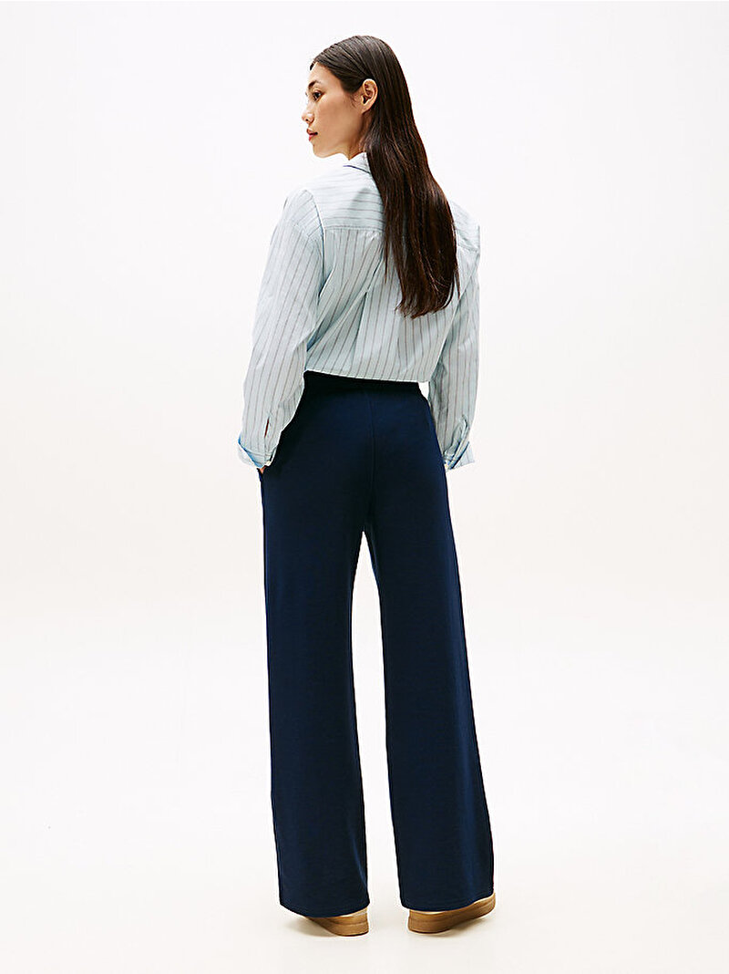 Kadın Script Straight Eşofman Altı Lacivert WW0WW45744C1G