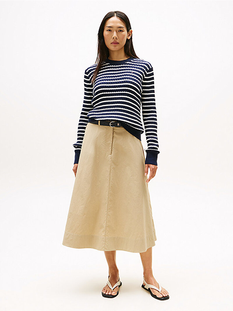 Kadın Co Cable Fine Kazak Lacivert WW0WW449930BB