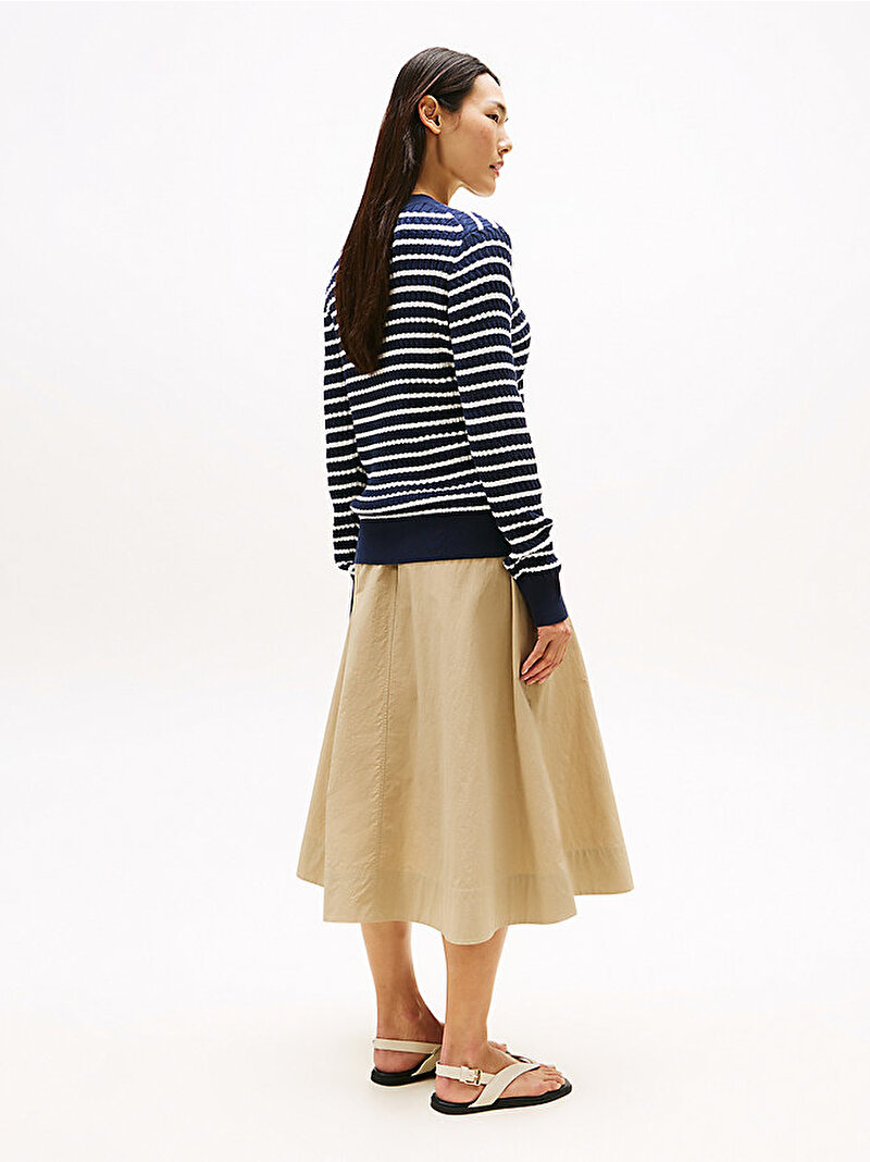 Kadın Co Cable Fine Kazak Lacivert WW0WW449930BB