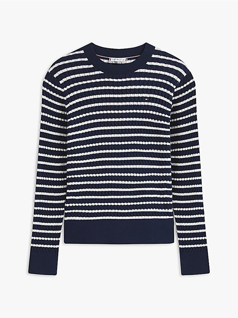 Kadın Co Cable Fine Kazak Lacivert WW0WW449930BB