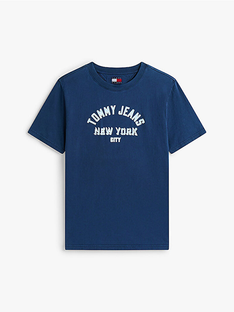 Kadın TJW Relax Varsity Oversize T-shirt Lacivert DW0DW21399C1G