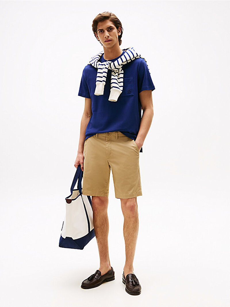 Erkek Monogram T-shirt Lacivert MW0MW39365C7G