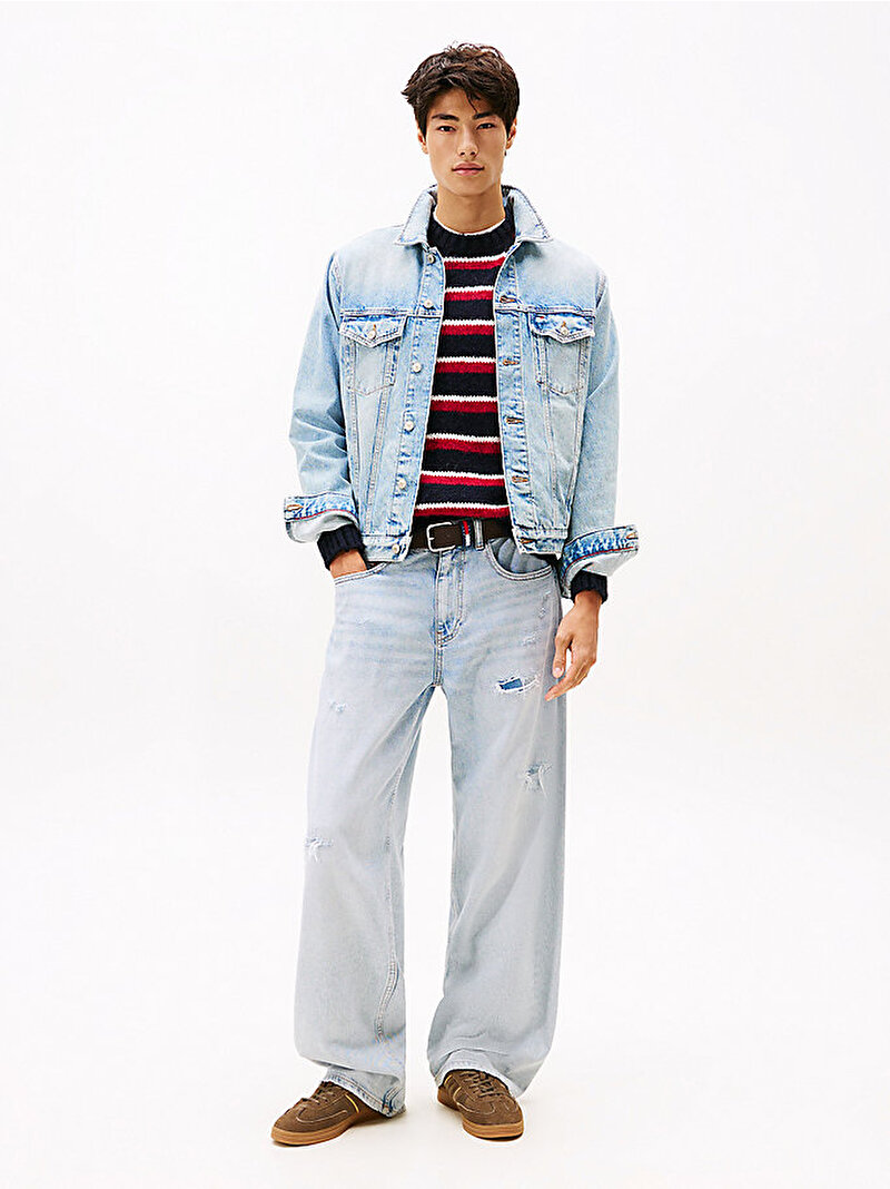 Erkek Ryan Regular Trucker Denim Ceket Mavi  DM0DM212421A5