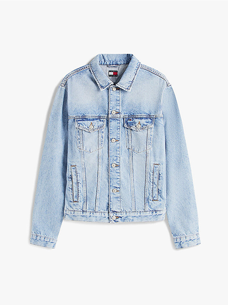 Erkek Ryan Regular Trucker Denim Ceket Mavi  DM0DM212421A5