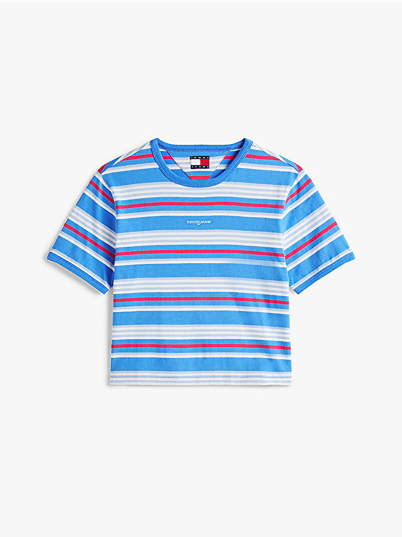 Kadın TJW Regular T-shirt Mavi  DW0DW21391C39
