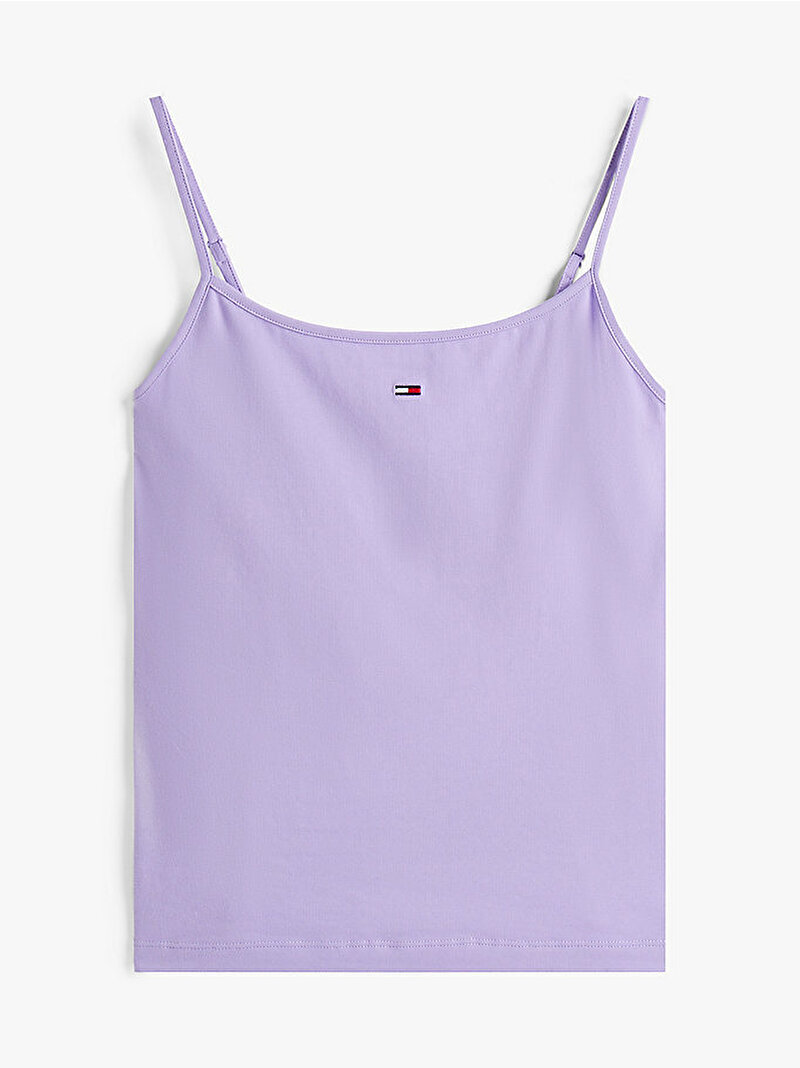 Kadın TJW Essential Strap T-shirt Mor DW0DW20675W0E