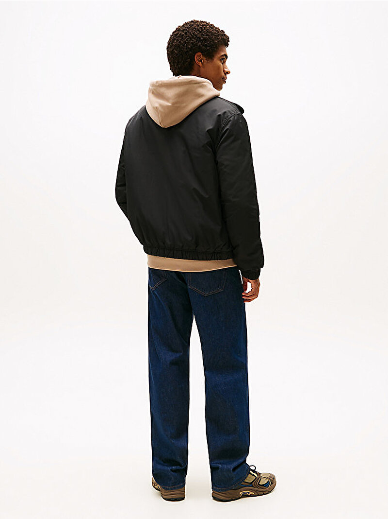 Erkek TJM Essential Padded Puffer Mont Siyah DM0DM21936BDS