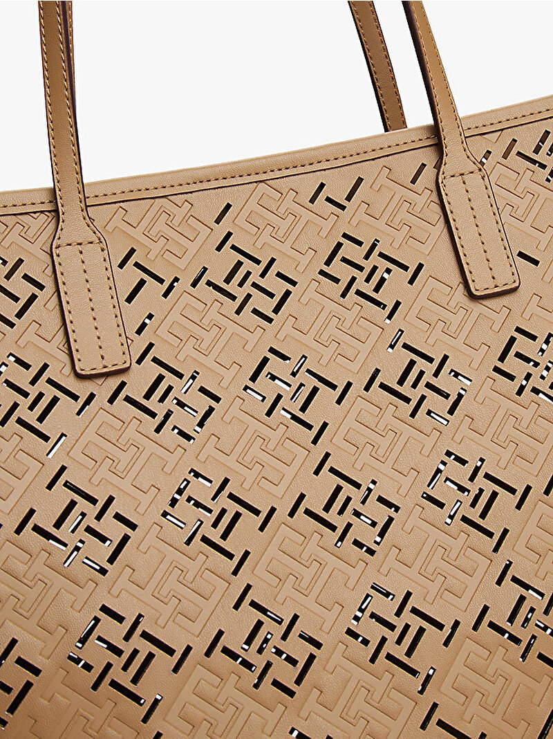 Kadın TH City Mono Tote Çanta Bej  AW0AW17501RBC