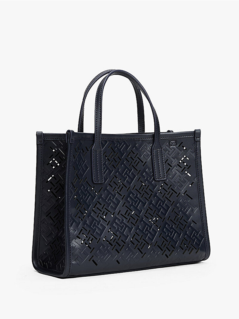 Kadın TH City Mini Tote Çanta Mavi  AW0AW17500DW6
