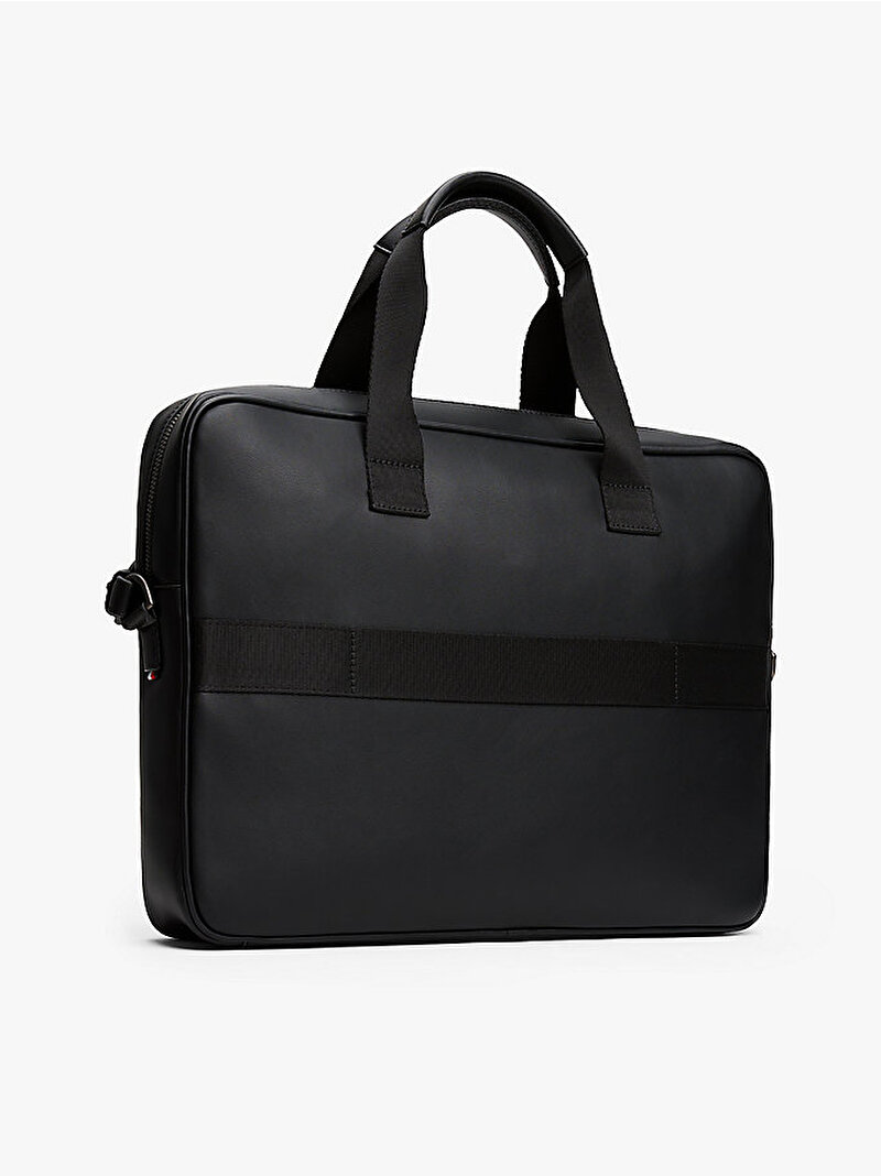 Erkek TH Monogram Laptop Çantası Siyah AM0AM13491BDS