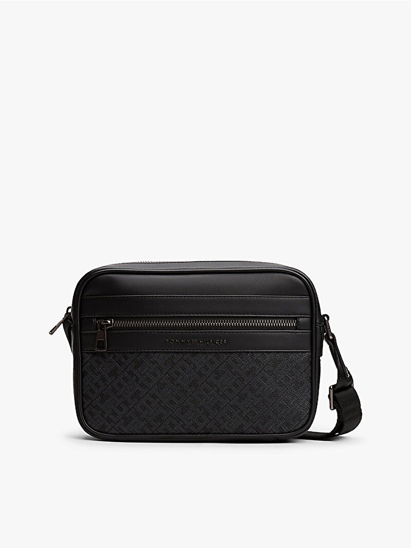 Erkek TH Monogram Reporter Çanta Siyah AM0AM13494BDS