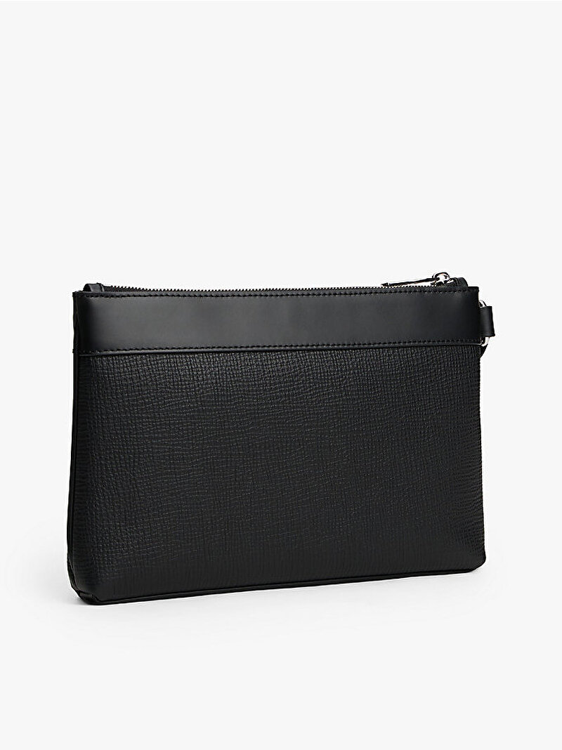 Erkek TH Flag Pouch Cüzdan Siyah AM0AM13792BDS