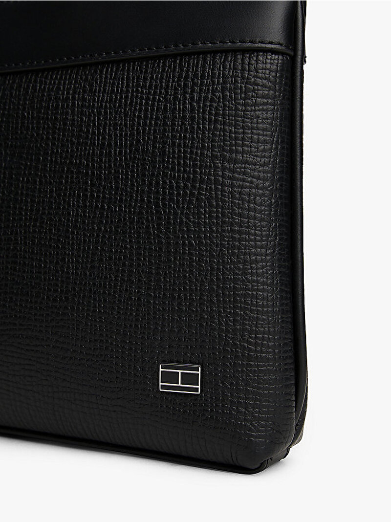 Erkek TH Flag Pouch Cüzdan Siyah AM0AM13792BDS