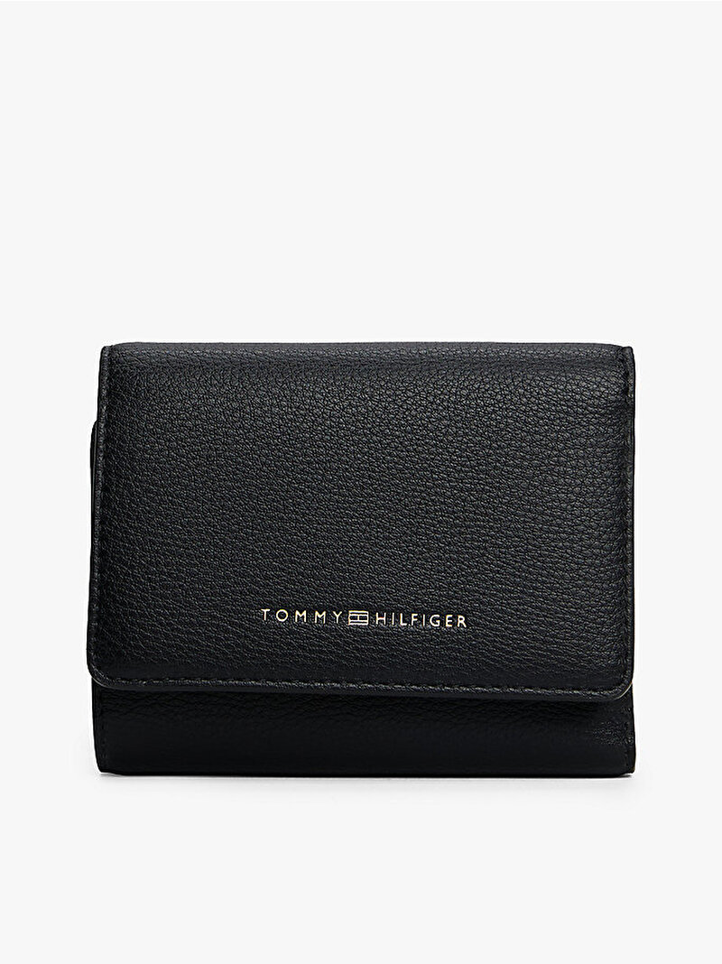 Kadın TH Icon Trifold Cüzdan Siyah AW0AW17740BDS
