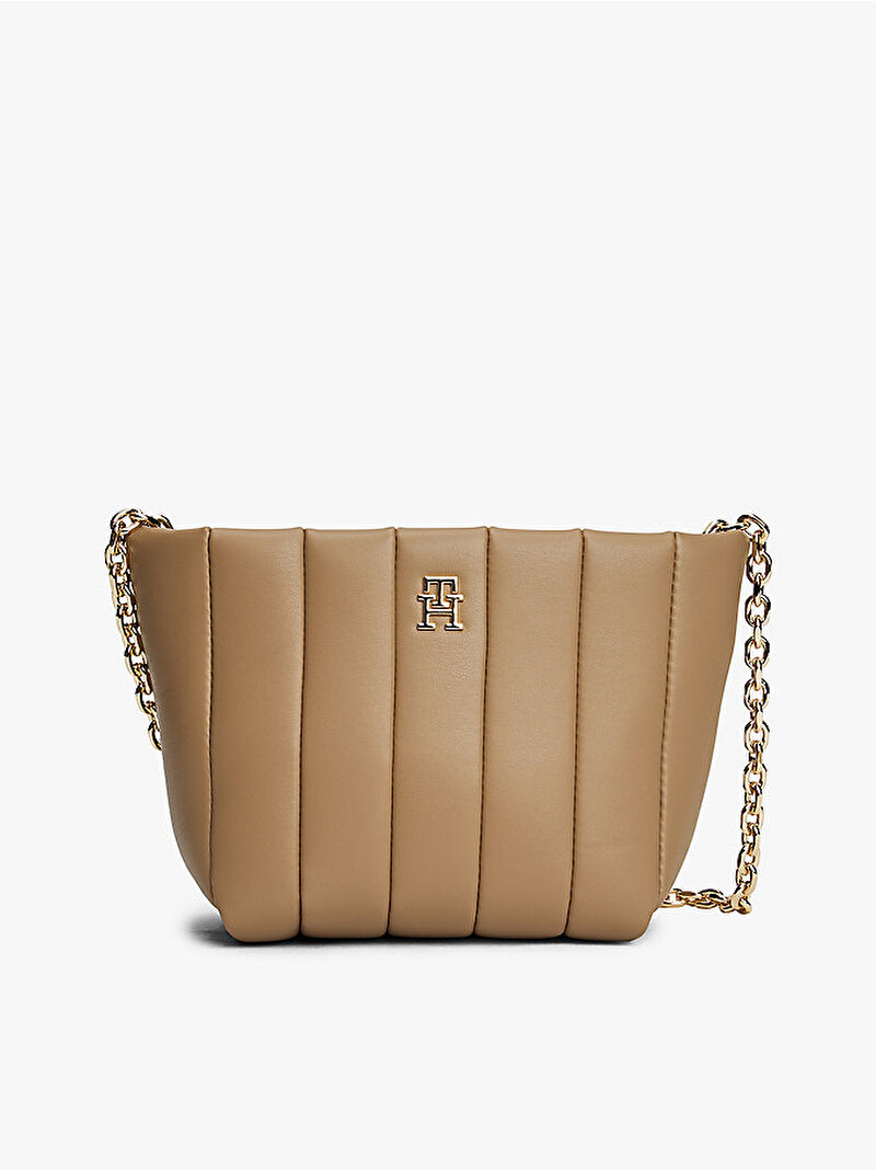 Kadın TH Grace Mini Çapraz Çanta Bej  AW0AW17690RBC