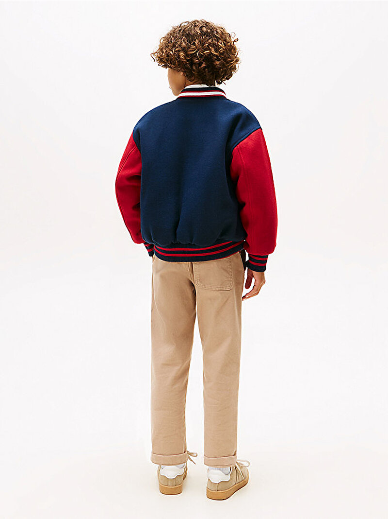 Erkek Çocuk Reversible Tommy Bomber Ceket Lacivert KB0KB09991C1G