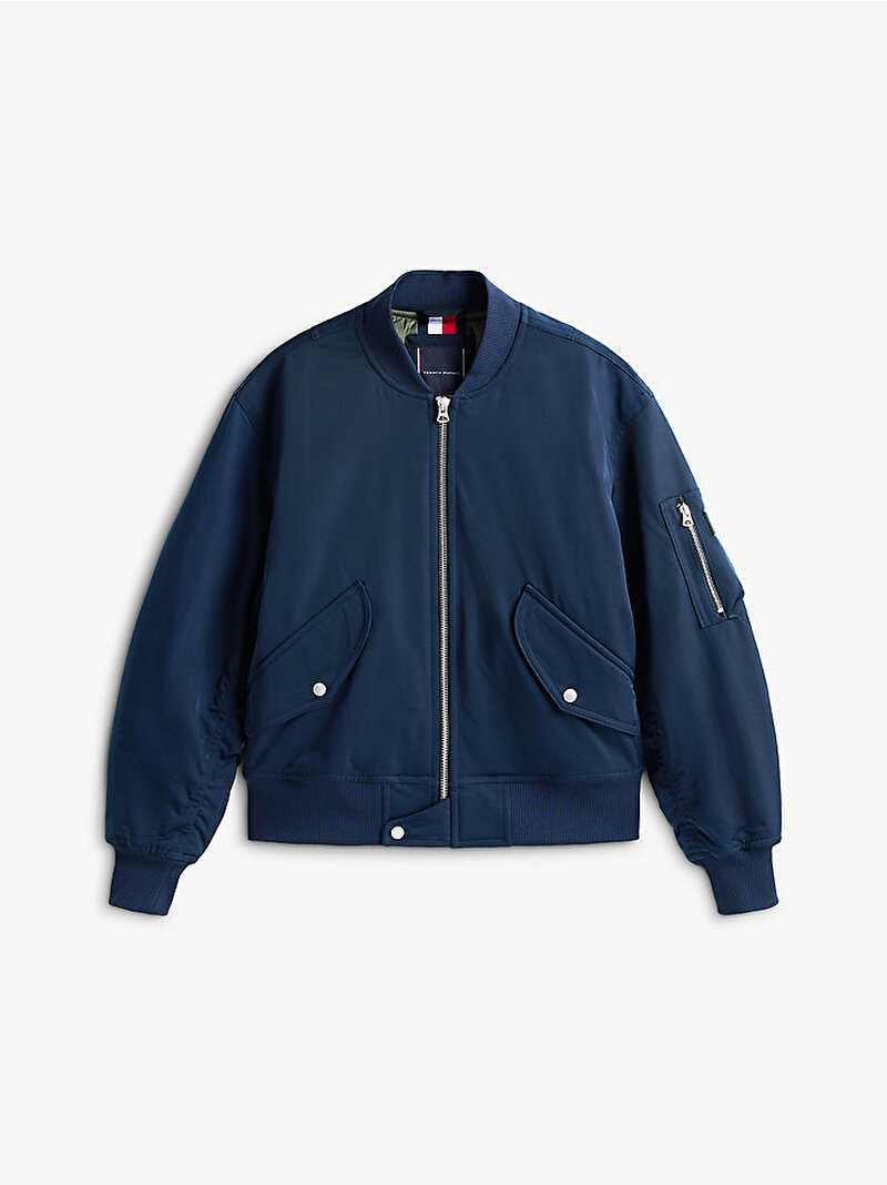 Erkek Authentic Bomber Ceket Lacivert MW0MW40593C1G
