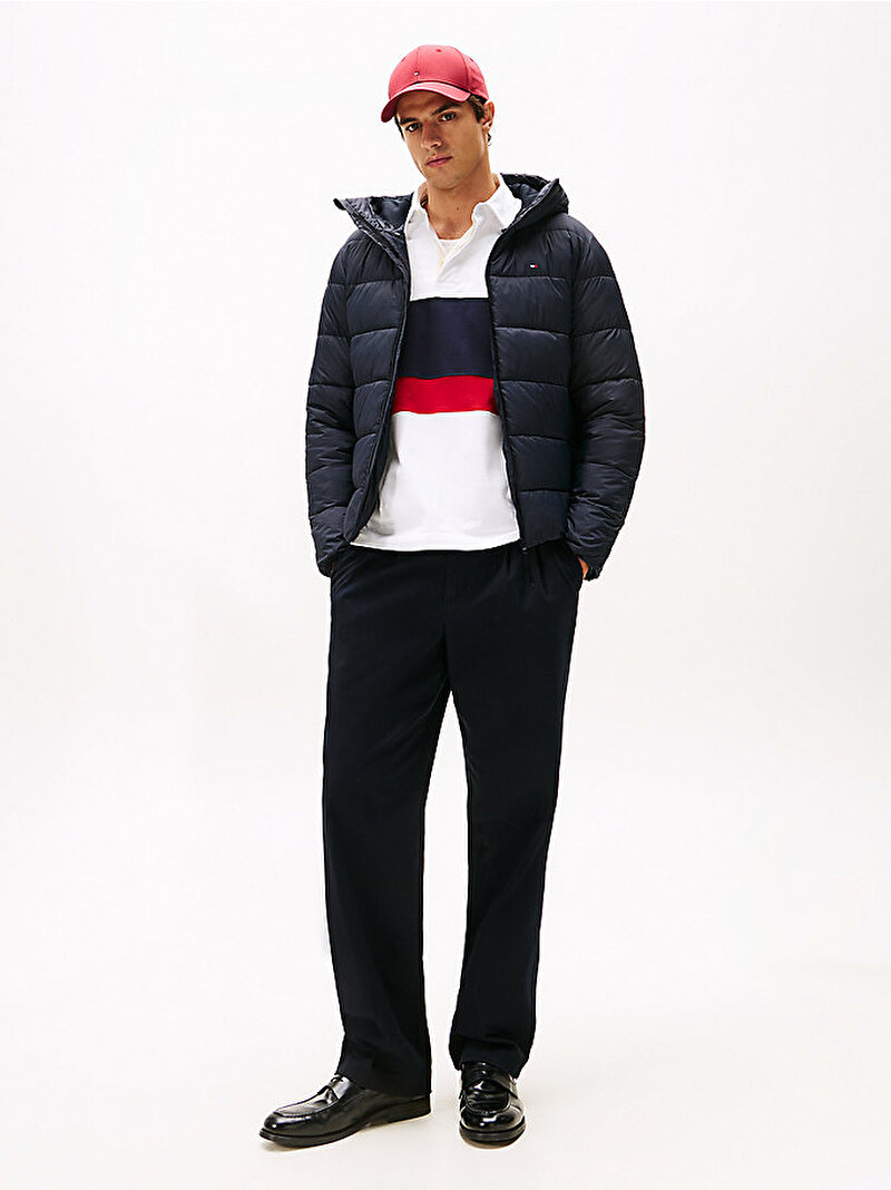 Erkek Mid Weight Hooded Mont Lacivert MW0MW41983DW5