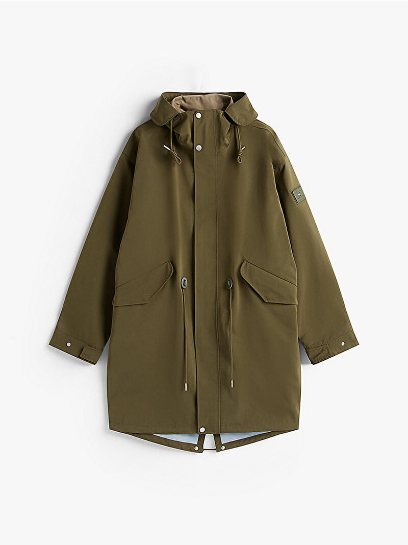 Erkek Wet Weather Parka Yeşil MW0MW40924RBN