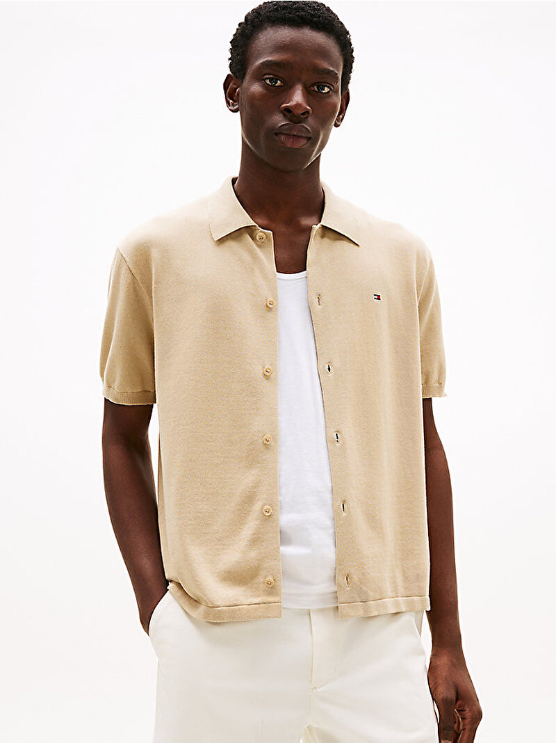Erkek Essential Cotton Kazak Bej  MW0MW40239RBT