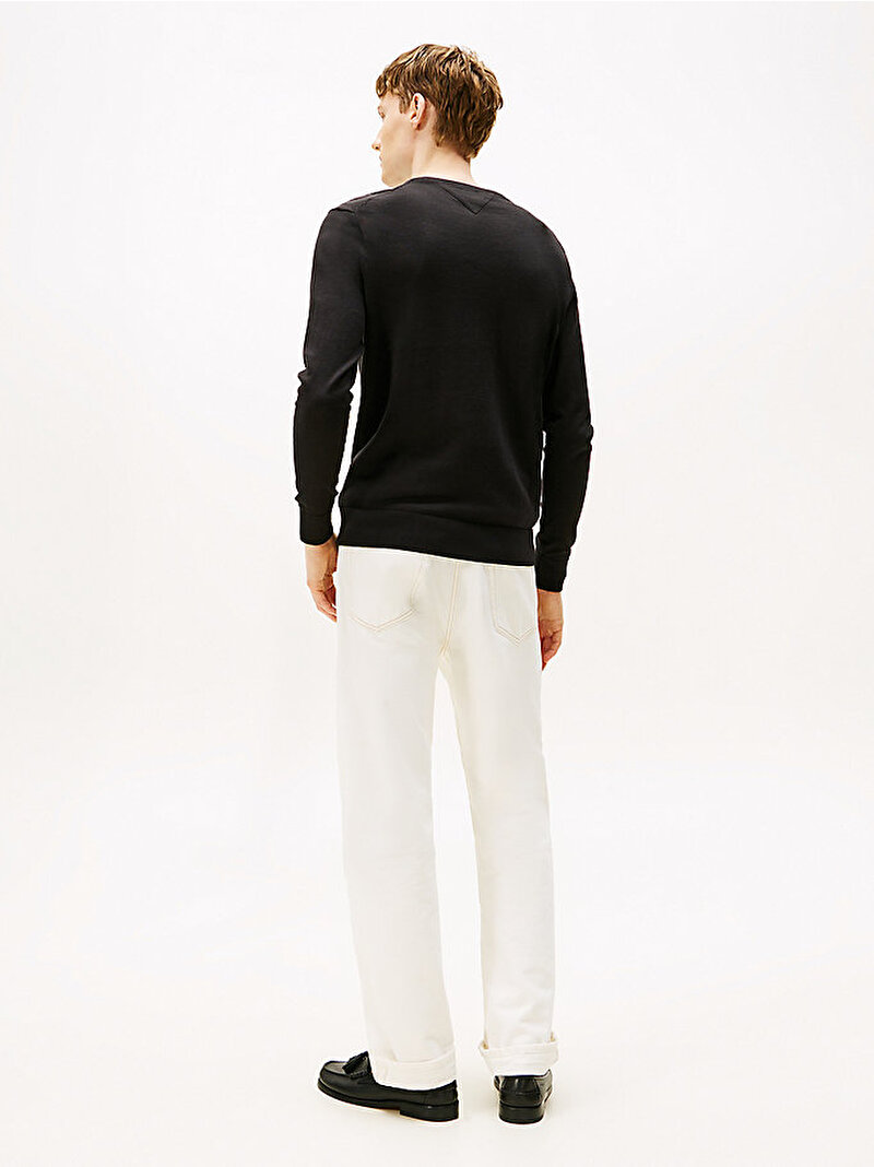 Erkek Essential Cotton Kazak Siyah MW0MW14745BDS