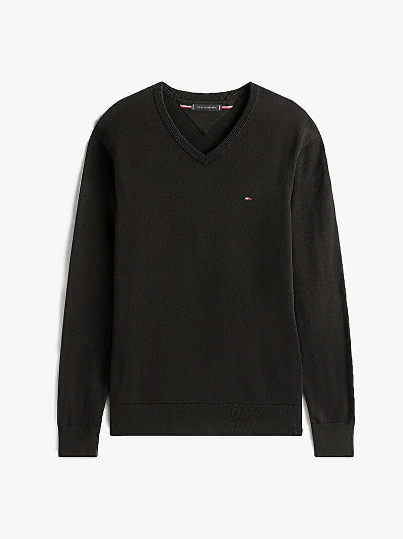 Erkek Essential Cotton Kazak Siyah MW0MW14745BDS