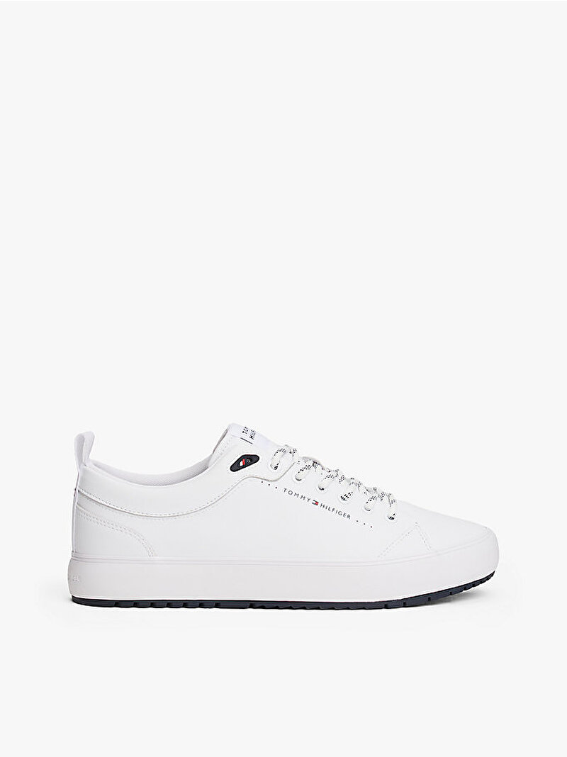 Erkek TH Vulcanic Core Sneaker Beyaz  FM0FM05625YBS