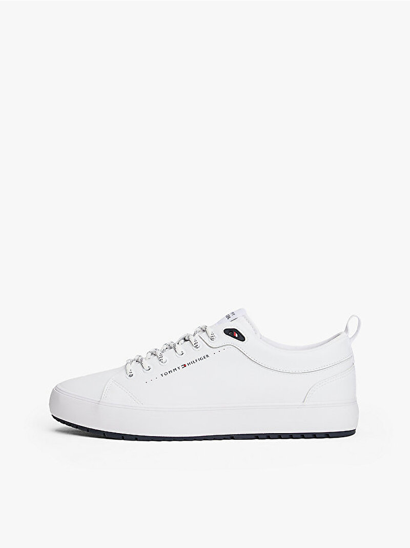 Erkek TH Vulcanic Core Sneaker Beyaz  FM0FM05625YBS