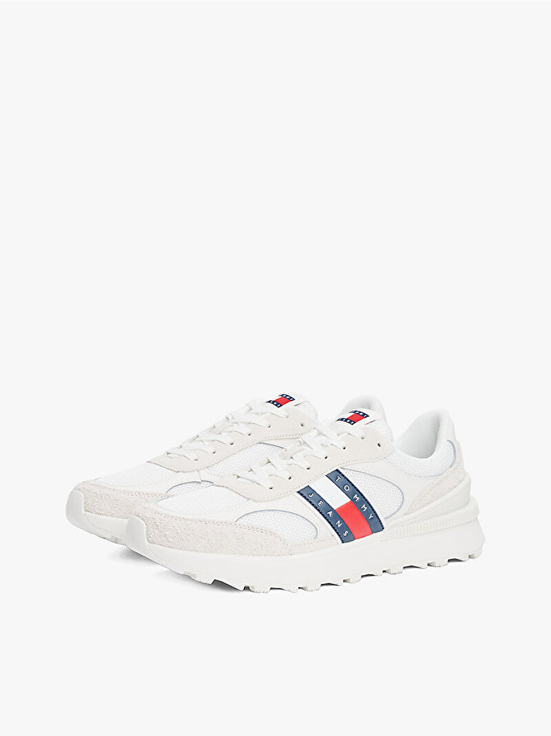 Erkek TJM Technical Runner Sneaker Ekru EM0EM01537YBL