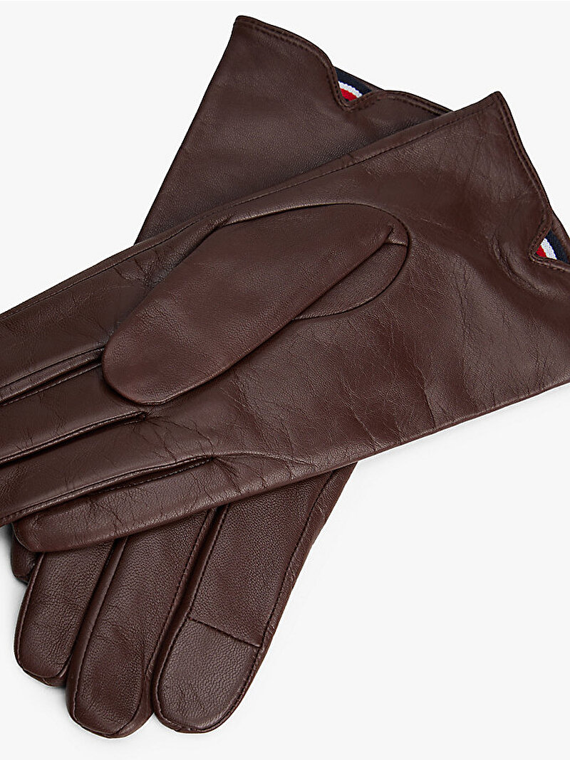 Kadın TH Elevated Chic Eldiven Kahverengi AW0AW18586GSZ