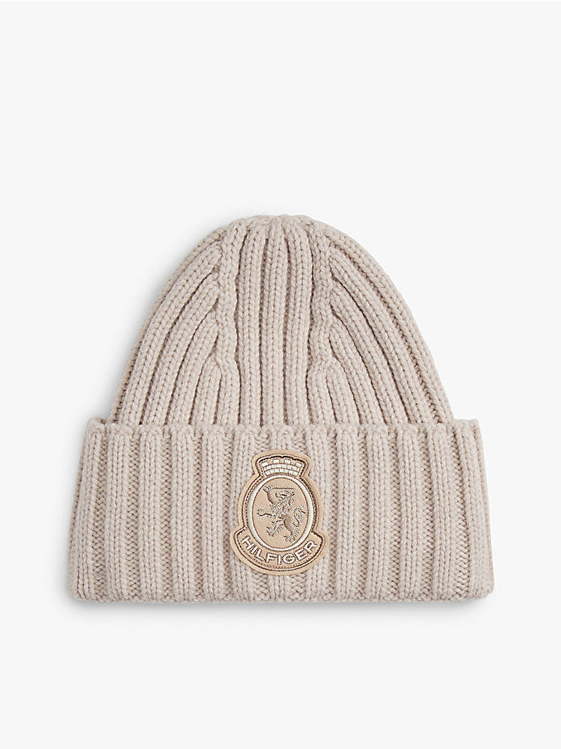Kadın TH Crest Fluffy Bere Bej  AW0AW18210RBT