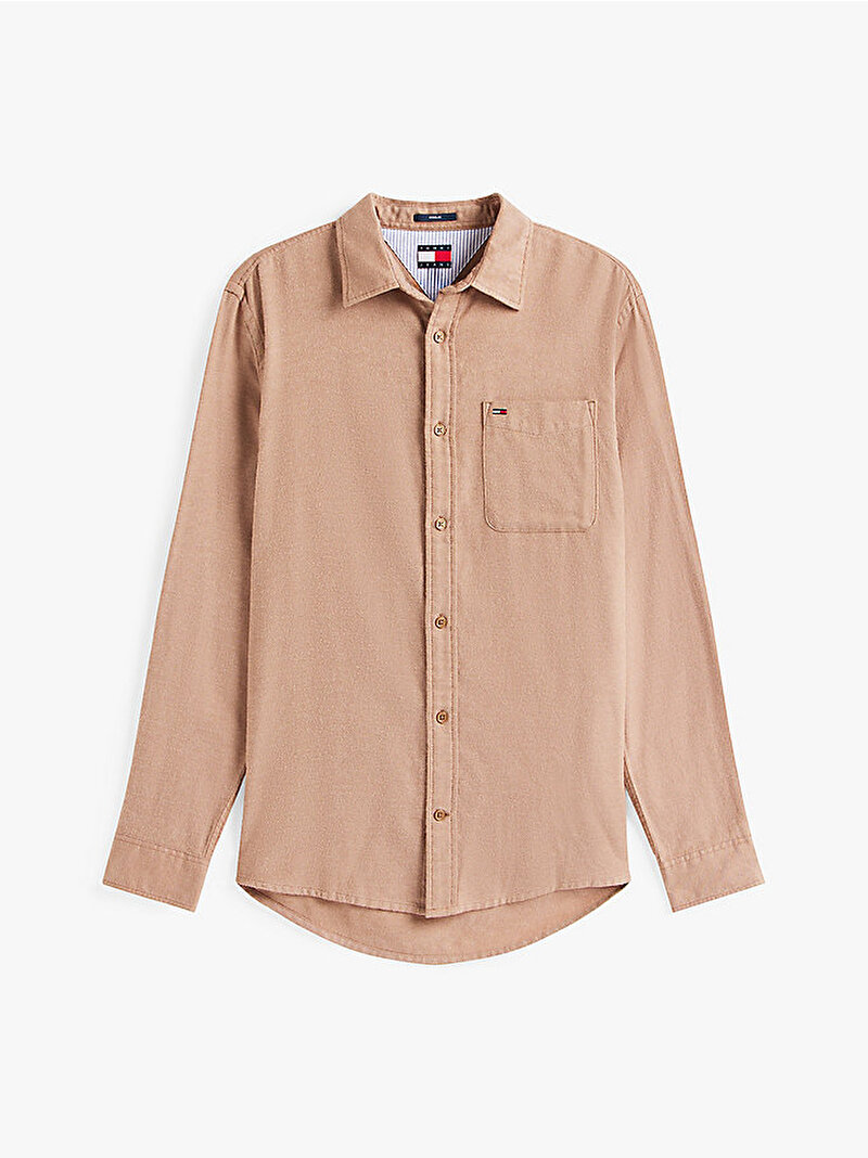 Erkek TJM Reg Flannel Gömlek Bej  DM0DM22023GVP