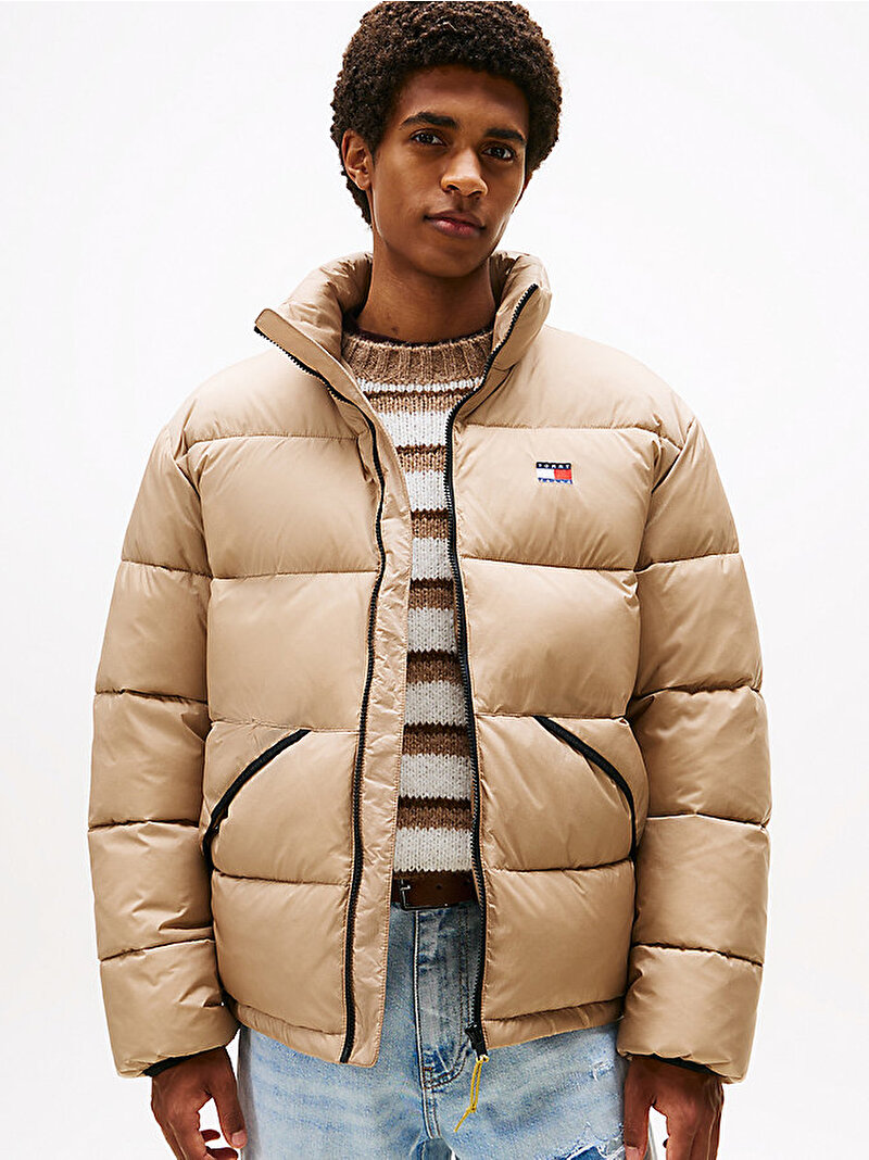 Erkek TJM Vail Puffer Mont Bej  DM0DM22040AFE