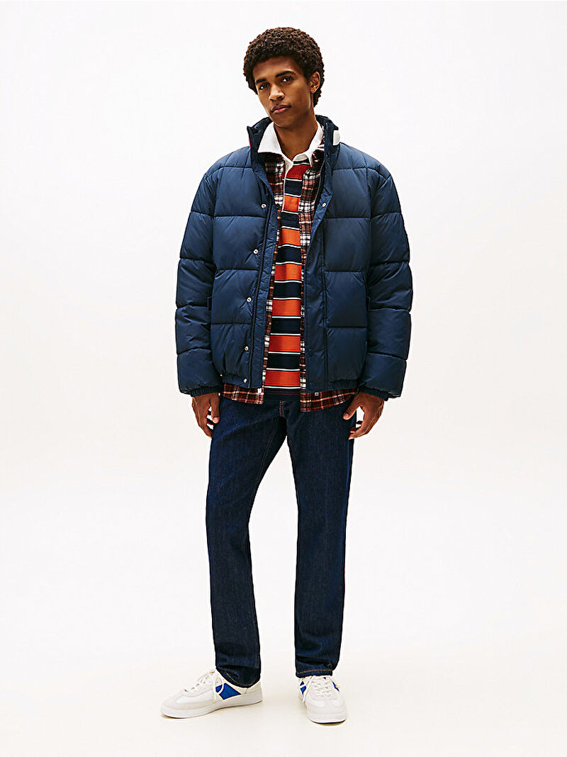 Erkek TJM Dna Coller Puffer Mont Lacivert DM0DM22041C1G
