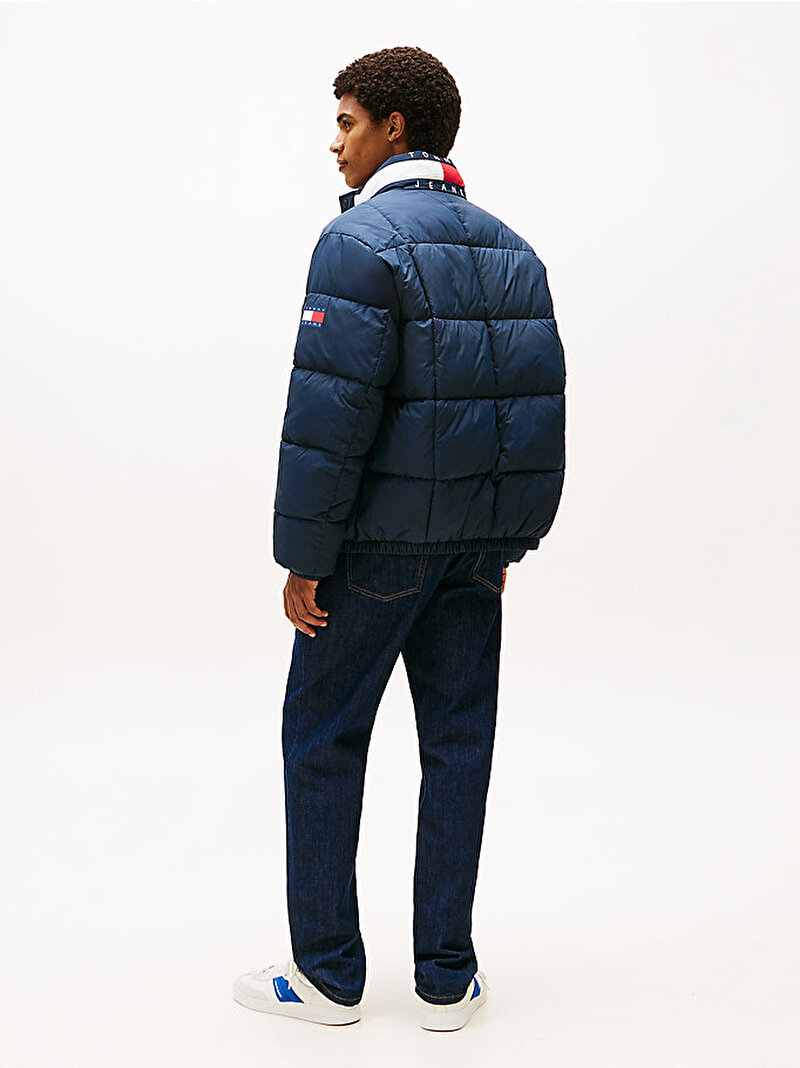 Erkek TJM Dna Coller Puffer Mont Lacivert DM0DM22041C1G
